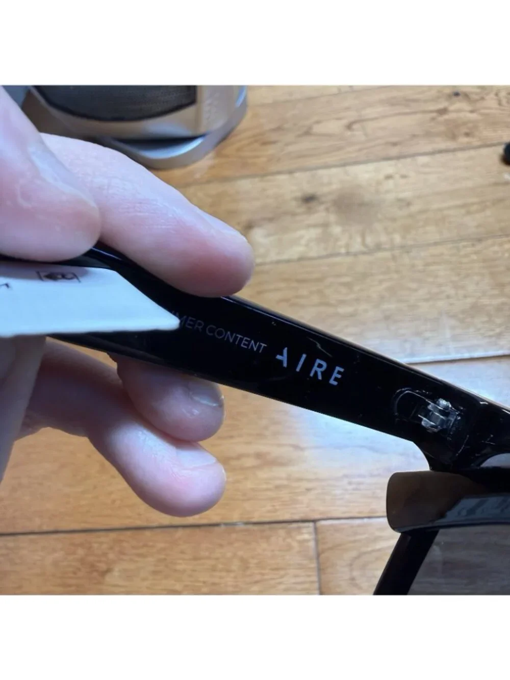 AIRE Black Shield Sunglasses Oversized Square Visor Trendy Street Style UV